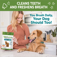 Wellness WHIMZEES Hedgehog Dog Dental Treats, Natural Chews, Large Size