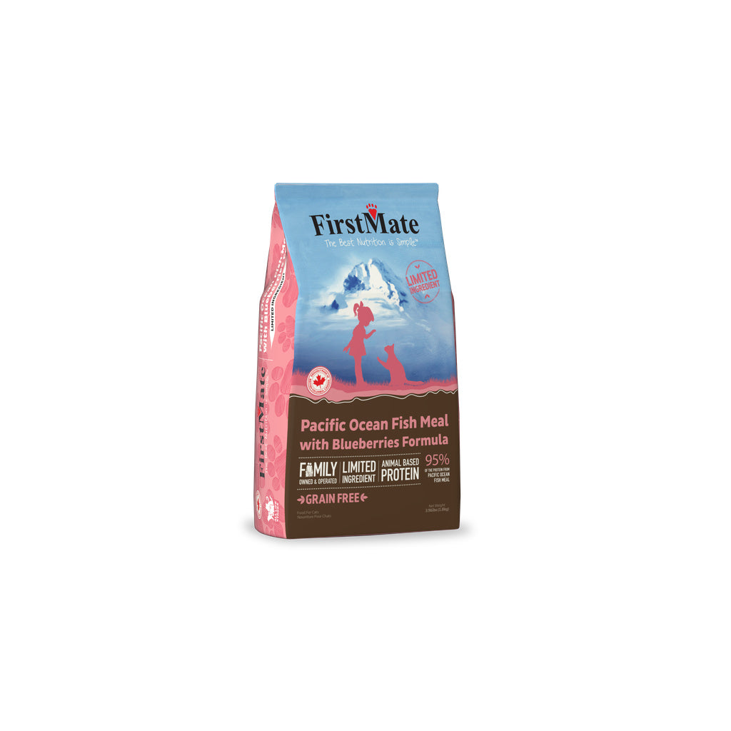 FirstMate Limited Ingredient Pacific Ocean Fish w/Blueberries Cat Food 4lb