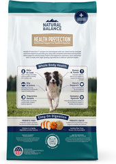 Natural Balance Health Protection Small Breed Dry Dog Food – Whole Body Health, Easy on Digestion Dog Food Made with Chicken, Brown Rice & Pumpkin for Dogs - 4lbs.