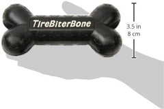 Mammoth TireBiterII Bone with Treat Station – Natural Rubber Dog Toys for Extreme Chewers – Dog Toys for Extra Long Interactive Play – Aggressive Chewer Toys for Dogs - Large 7.25