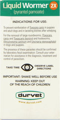 Durvet® Liquid Wormer™ 2X – Double Strength Dewormer for Dogs