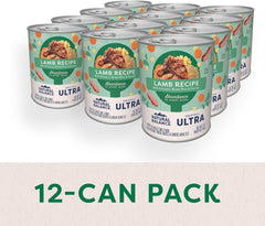 Natural Balance Original Ultra Adult Wet Dog Food, Lamb Recipe with Potatoes, Brown Rice & Carrots, 13 Ounce Can (Pack of 12)