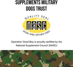 O.G.B. Operation Good Boy - SRE: Immunity Supplement for Pets - 90 Count Soft Chews - 12.7oz - Made Natural Ingredients - Veteran Owned