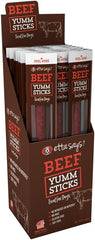 etta says! 12 Piece Beef Yumm Sticks, 0.75 Ounces Each, Human-Grade Jerky Dog Treats