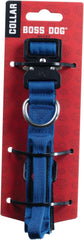 Boss Dog Tactical Adjustable Collar, Blue