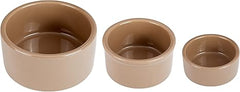 Kaytee® Stoneware Pet Bowl for Small Animal Natural & Blue Color 4 Inch