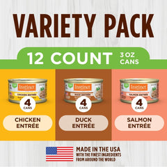 Instinct Flaked Entrée Wet Canned Cat Food - Variety Pack
