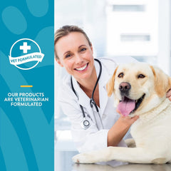 NaturVet Scoopables Quiet Moments Dog Calming Aid for Dogs - Promotes Calm with Stressful Events Like Storms, Fireworks, Travel, Separation Anxiety - Hickory Smoked Bacon Flavored