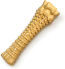 Nylabone Textured Knuckle Bone Power Chew Toy for Dogs, Durable & Tough Dog Toys for Aggressive Chewers, Peanut Butter Flavor, X-Large - Over 50 Ibs, 1 Count