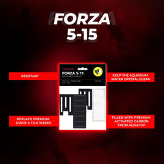 Aquatop Forza 45 GPH Power Filter Replacement – Great for Fresh & Saltwater – Advanced Filtration Design for Crystal Clear Water