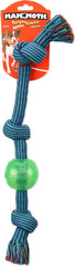Mammoth Pet Products Extra 3 Knot Tug w/TPR Ball