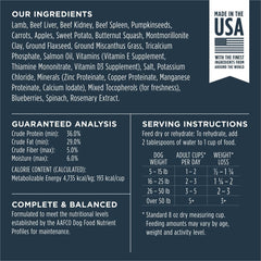 Instinct Freeze Dried Raw Meals, Natural Dry Dog Food, Grain Free - Grass Fed Lamb