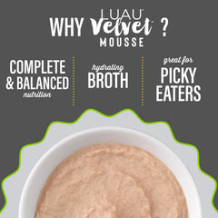 Tiki Cat Velvet Mousse, Protein Blend in Broth Variety Pack, Complete Nutrition for Balanced Diet, Wet Cat Food For All Life Stages