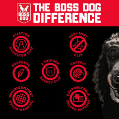 Boss Dog Tactical Leash, Red Camo