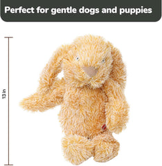 SPOT Cuddle Bunnies Dog Toy - Soft, Plush Fabric Dog Toy with Squeaker, Perfect for Cuddling, Great for Dogs and Puppies of All Ages, Medium to Large Breeds - 13" Rabbit, Assorted Colors