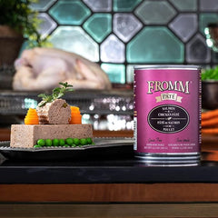 Fromm Salmon & Chicken Pate Dog Food - Premium Wet Dog Food - Salmon Recipe - Case of 12 Cans
