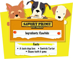 Savory Prime Large Bone Value Pack(9 in), White
