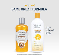 Veterinary Formula Smart Coat Complex Puppy Love Extra Gentle Tearless Shampoo – for Pups Over 6 Weeks – with Fresh Scent, Long-Lasting Clean – Won't Dry Out Delicate Skin