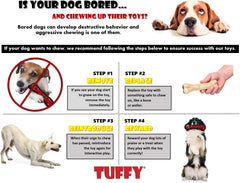 TUFFY Ocean Creature Turtle, Durable Dog Toy, Large