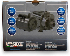SICCE MULTI 800 Multifunction Aquarium Pump, 220 GPH, designed for submerged use, low working heat