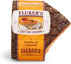 Fluker's Reptile Corner Half Log Hideout, Small