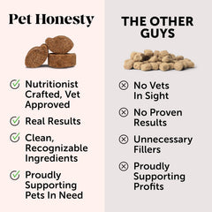 Pet Honesty Dog Multivitamin Max Strength - 15 in 1 Vitamins for Health & Heart - Essentials Fish Oil, Glucosamine, Probiotics, Omega Fish Oil - Multivitamins Supplements for Skin and Coat