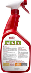 Nature’s Miracle Advanced Stain & Odor Eliminator, 32 Ounces, Sunny Lemon Scent, Severe Mess Enzymatic Formula For Tough Pet Messes