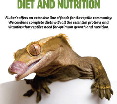 Fluker's Crafted Cuisine Diet, Adult Bearded Dragon and Omnivorous Reptile Food, Made with Crickets, Mealworms, Real Fruits & Veggies 6.75 oz