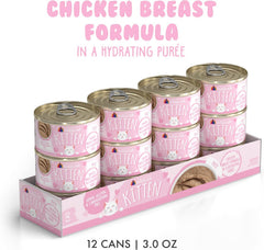 Weruva Kitten, Chicken Breast Formula in a Hydrating Purée (Pack of 12)
