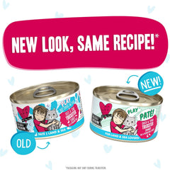 Weruva B.F.F. Play - Best Feline Friend Paté Lovers, Aw Yeah!, Duck & Tuna Trickster with Duck & Tuna