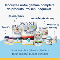 Proden PlaqueOff Sytem Mini Dental Care Bones for Dogs - Vegetable 12 oz, Green, 340G