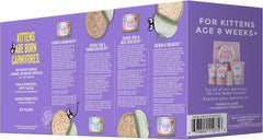 Tiki Cat Baby, Shreds Variety Pack, High-Protein and Flavorful, Wet Cat Food for Kittens 8 Weeks Plus