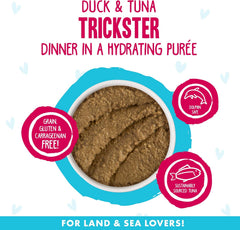 Weruva B.F.F. Play - Best Feline Friend Paté Lovers, Aw Yeah!, Duck & Tuna Trickster with Duck & Tuna