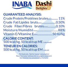 INABA Dashi Delights for Cats, Shredded Chicken with Bonito Flake Broth, 2.5 Ounce Cup, 6 Cups Total, Chicken & Bonito Flakes Recipe