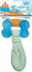 Nylabone Freezer Puppy Chew Toy - Puppy Chew Toy for Teething - Puppy Supplies - Peanut Butter Flavor