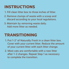 Naturally Fresh Cat Litter Made From Walnut Shells, Unscented, Multi-Cat, Upcycled, Low Dust, Sustainable