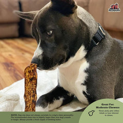 Redbarn Pet Products All-Natural Rawhide Bully Slices - Bully Stick Flavor - Premium Grain-Free Beef Hide Treats High Protein Low Fat for Chewers