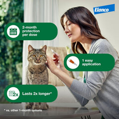 Advantage XD Cat Flea Prevention & Treatment For Cats | 4-Topical Doses, 8-Months of Protection Per Dose