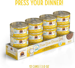 Weruva Classic Cat Paté, Press Your Dinner with Chicken