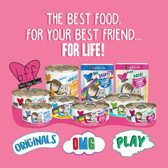 Weruva B.F.F. OMG - Best Feline Friend Oh My Gravy!, Tuna & Salmon Start Me Up with Tuna & Salmon