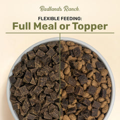 BADLANDS RANCH - Superfood Complete, Air-Dried Adult Dog Food - High Protein, Zero Fillers, Superfood Nutrition by Katherine Heigl (11.5 oz, Beef & Bison Formula)