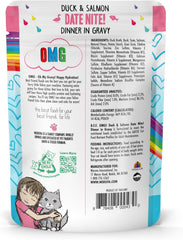 Weruva B.F.F. OMG - Best Feline Friend Oh My Gravy!, Date Nite! with Duck & Salmon in Gravy Cat Food