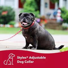 Coastal Pet Styles Adjustable Dog Collar - Stylish Patterned Fabrics - Snap-Lock Buckle - Adjustable Dog Collar - for Small, Medium or Large Dogs - Plaid Bones