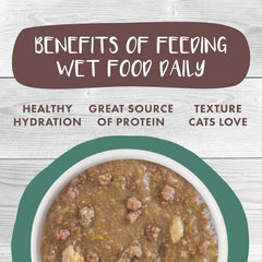 Weruva Classic Cat Stews!, Simmer Down with Turkey, Chicken & Salmon in Gravy (Pack of 12)