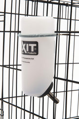 Lixit Wide Mouth Water Bottles for Large and Small Dogs (16oz Small Dog, White)