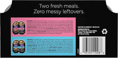 Sheba Perfect Portions Multipack Delicate Salmon and Tender Whitefish & Tuna Entrees Wet Cat Food 2.6-oz(Pack of 12)