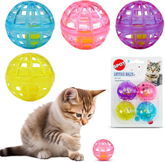 Spot® Ethical Lattice Balls with Jingle Bells, 4 count