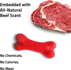 Playology Dual Layer Bone , All Natural Beef