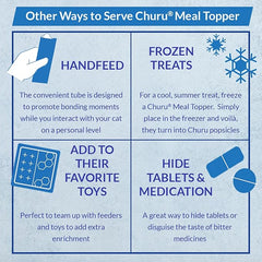 INABA Churu Meal Topper for Dogs, Complete & Balance, Creamy, Lickable Purée Dog Food Topper, 0.5 Ounce Tube, 24 Tubes (4 per Pack), Chicken with Cheese Recipe