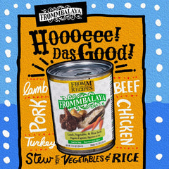Fromm Family Recipes Frommbalaya Lamb, Vegetable & Rice Stew Canned Dog Food, 12.5 oz (12 in case)